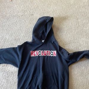 Black town soccer merchandise crewneck